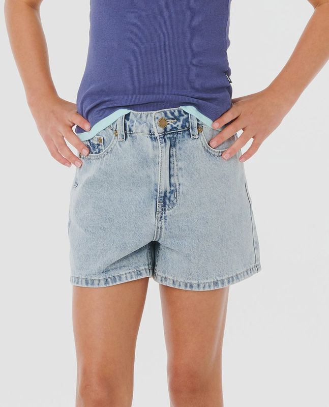 TABBY DENIM SHORT-GIRL
