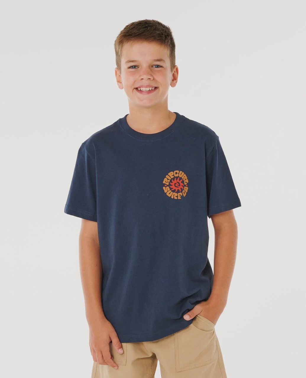 PACIFIC RINSE CIRCLE TEE-BOY, Size: 8