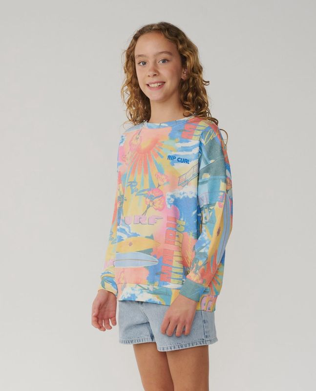 SURF SIDE RELAXED CREW-GIRL