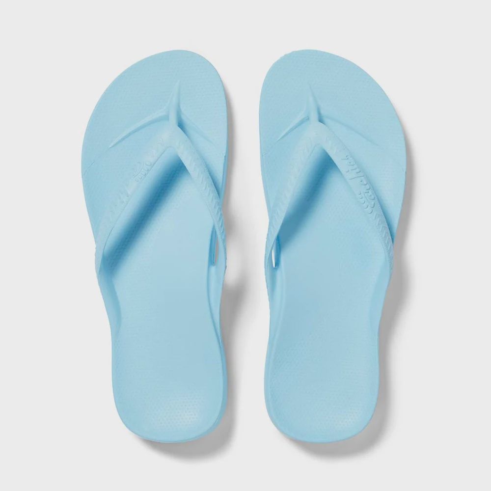 Sky Blue Arch Support thongs