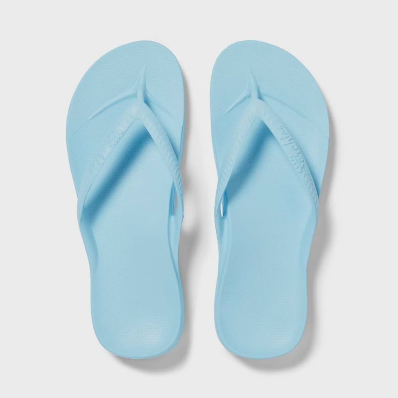 Sky Blue Arch Support thongs