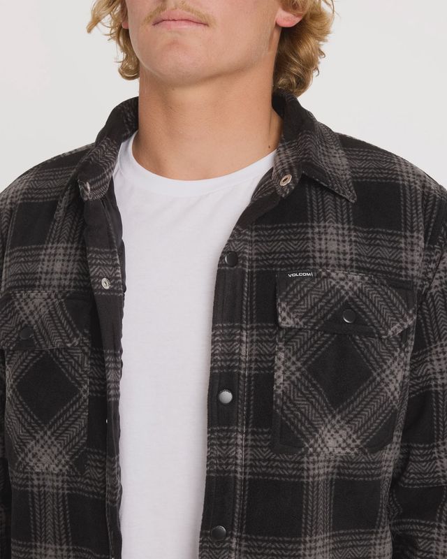 BOWERED FLEECE LS