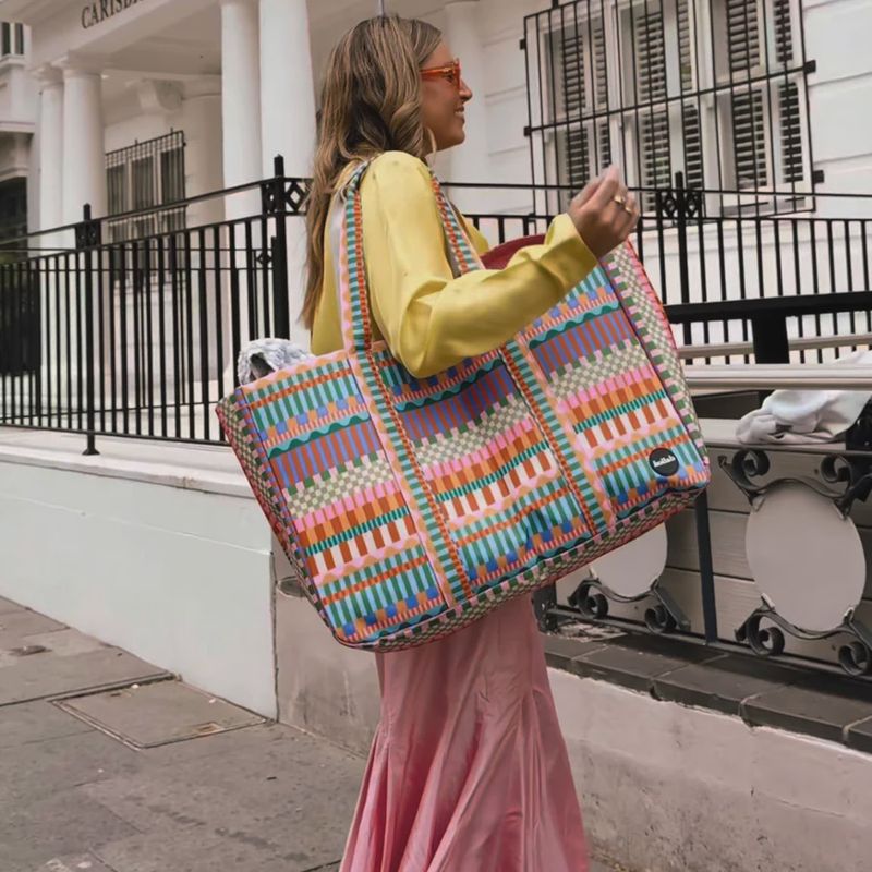 Carryall Cargo Blocks and Stripes