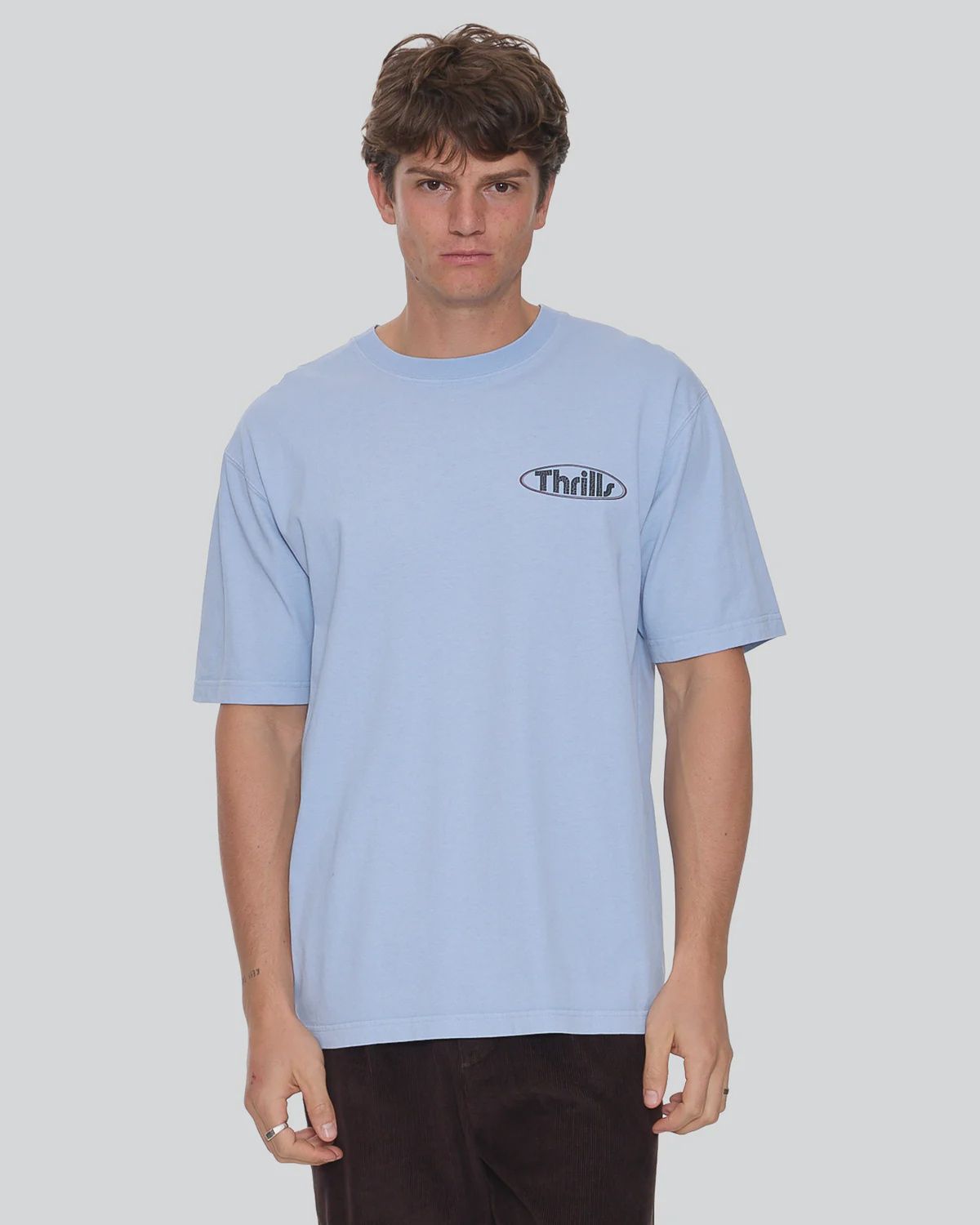 Val For The Win Oversize Fit Tee - Placid Blue