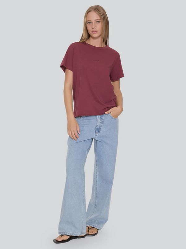 Minimal Thrills Relaxed Tee - New Maroon