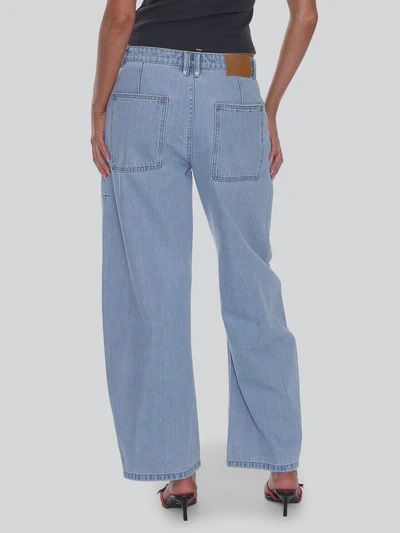 Sloane Low Rise Barrel Jean - Ageless Blue