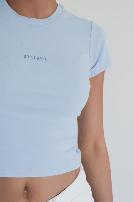 Minimal Thrills Mini Tee - Placid Blue