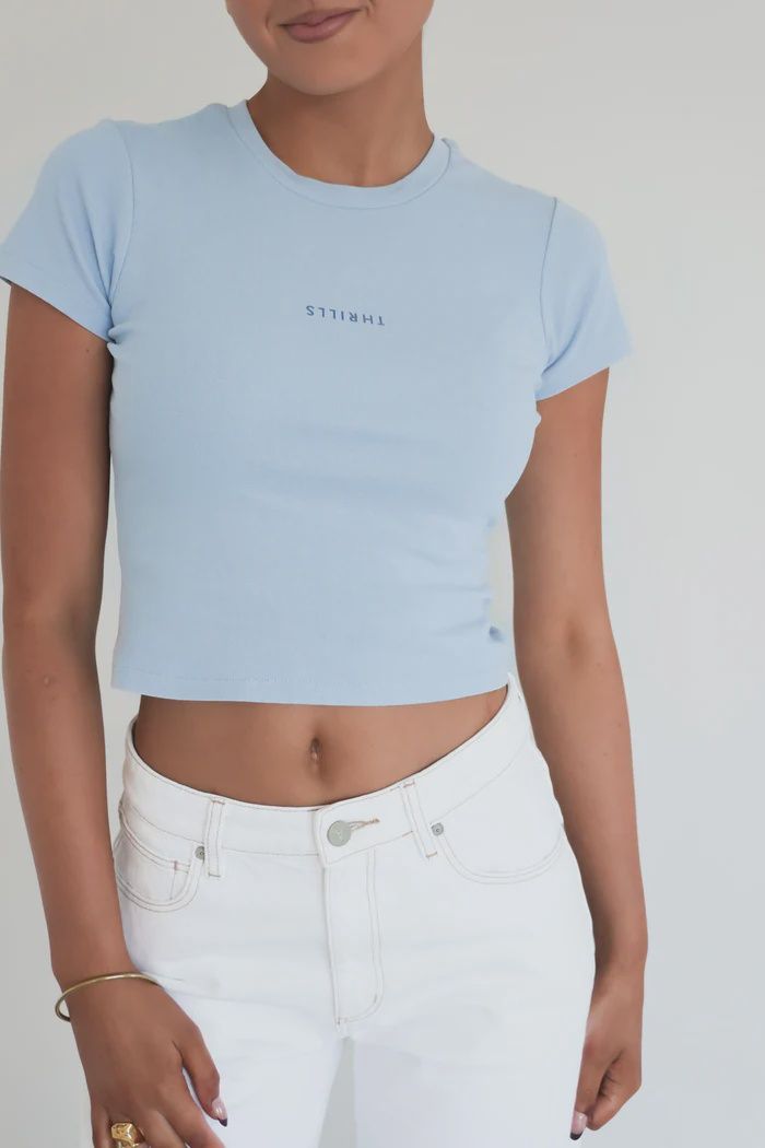 Minimal Thrills Mini Tee - Placid Blue