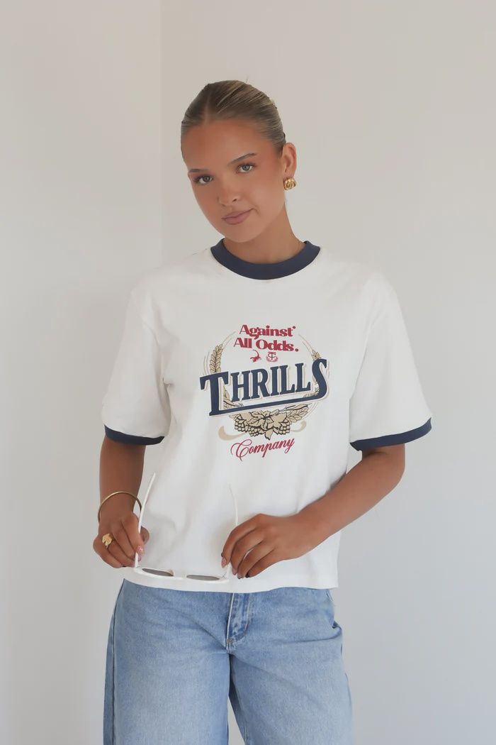 Never Better Square Tee - Dirty White