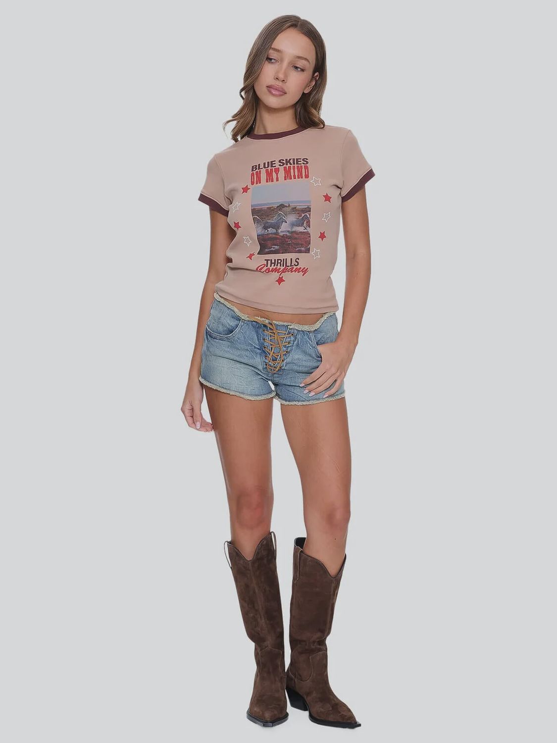 On My Mind Club Tee - Stone