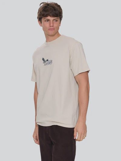 Between Chaos &amp; Calm Merch Fit Tee - Oatmeal