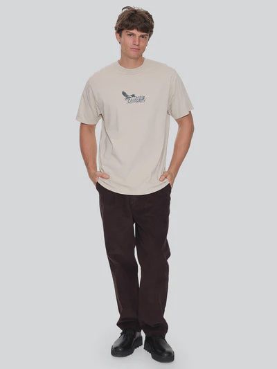 Between Chaos &amp; Calm Merch Fit Tee - Oatmeal