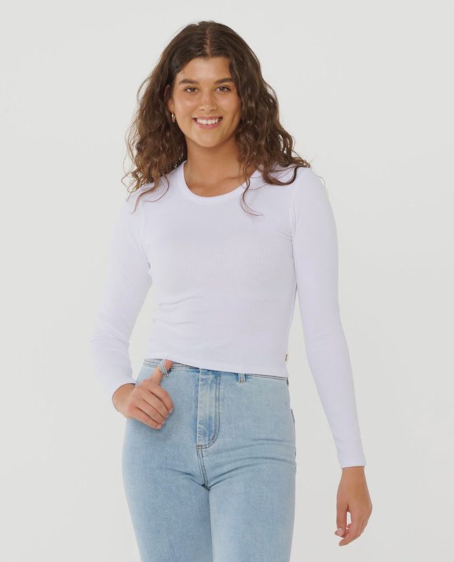 CLASSIC RIBBED L/S TEE