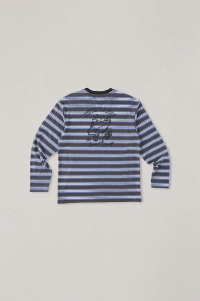 PEACE SUN VINTAGE STRIPE LS T-SHIRT