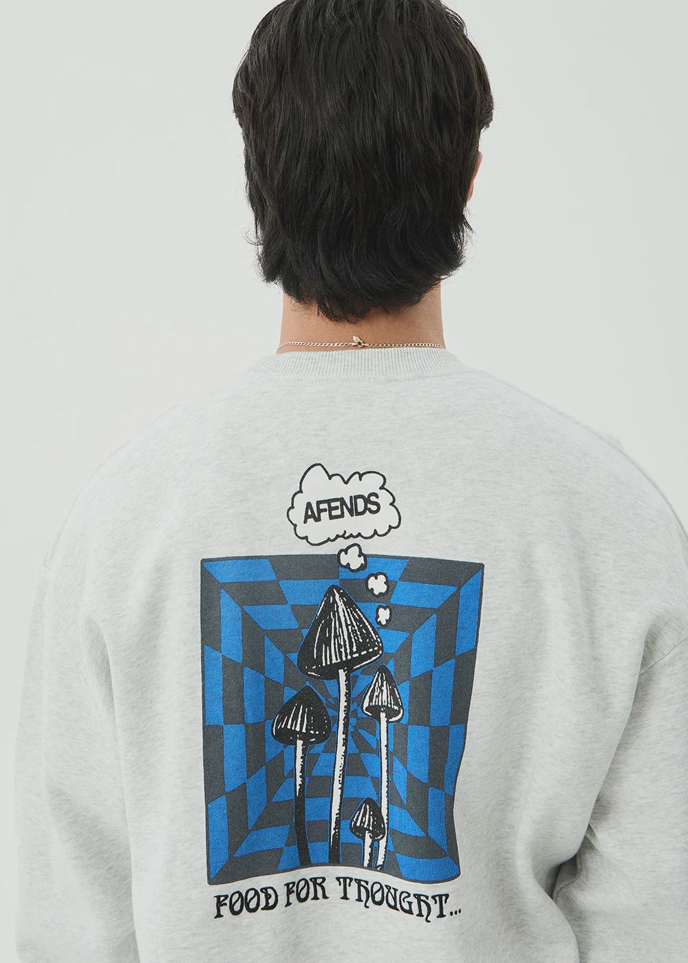 Perception Crew Neck - Grey Marle, Size: XS