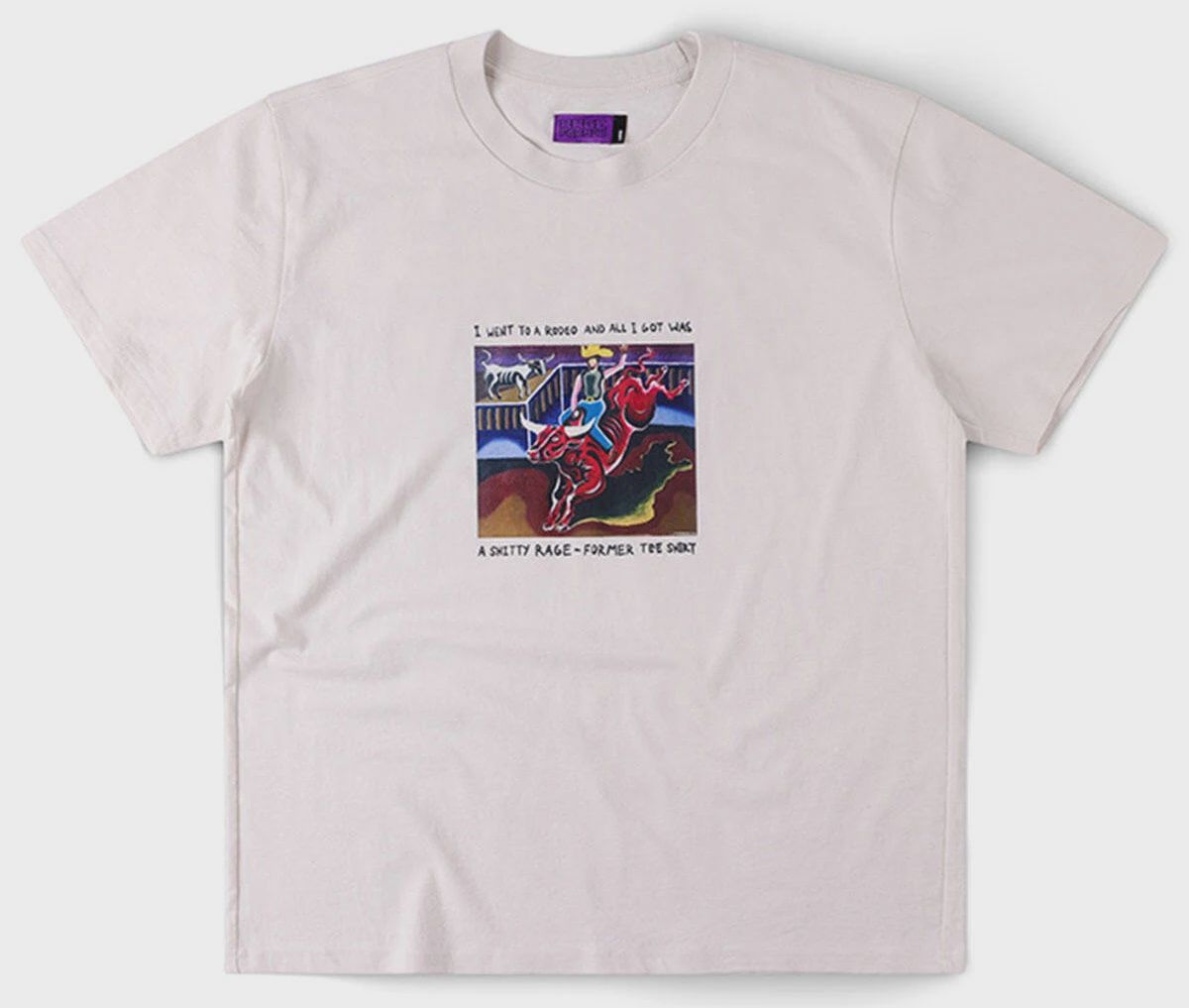 Former Rodeo Shrunken T-Shirt -Bone, Size: L