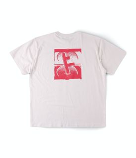 SLANT F CRUX T-SHIRT - Bone