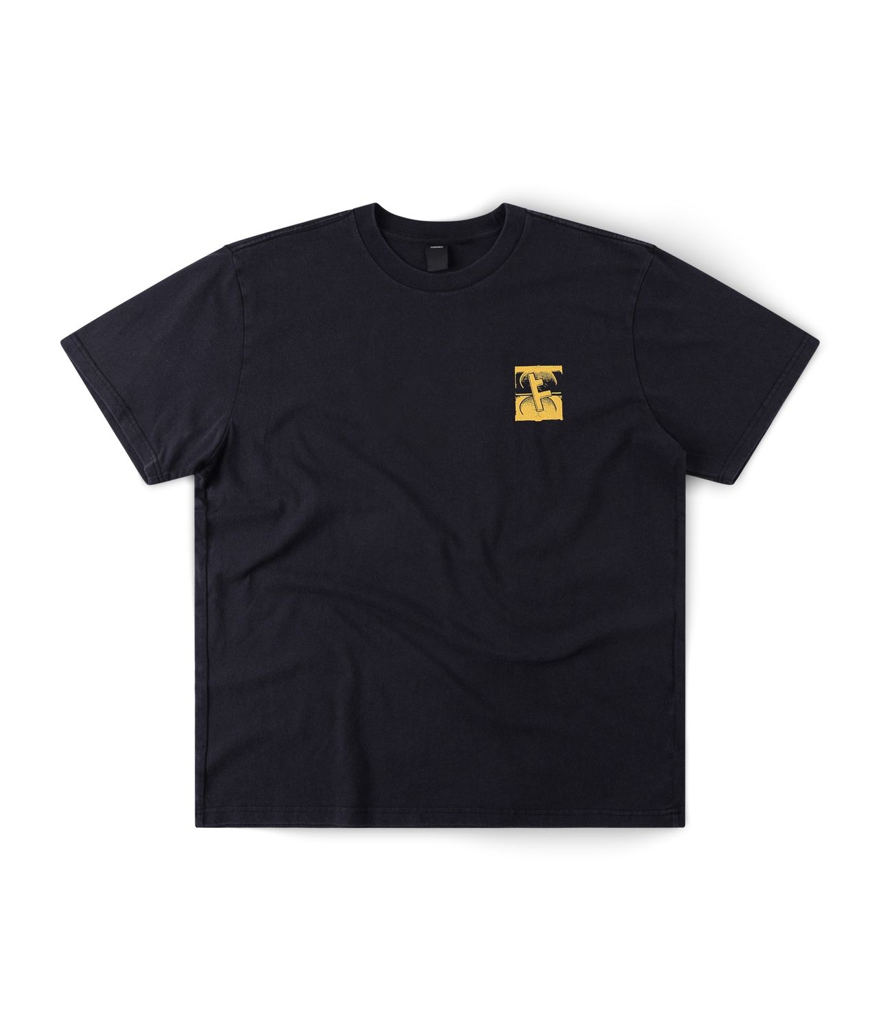 SLANT F CRUX T-SHIRT - Black