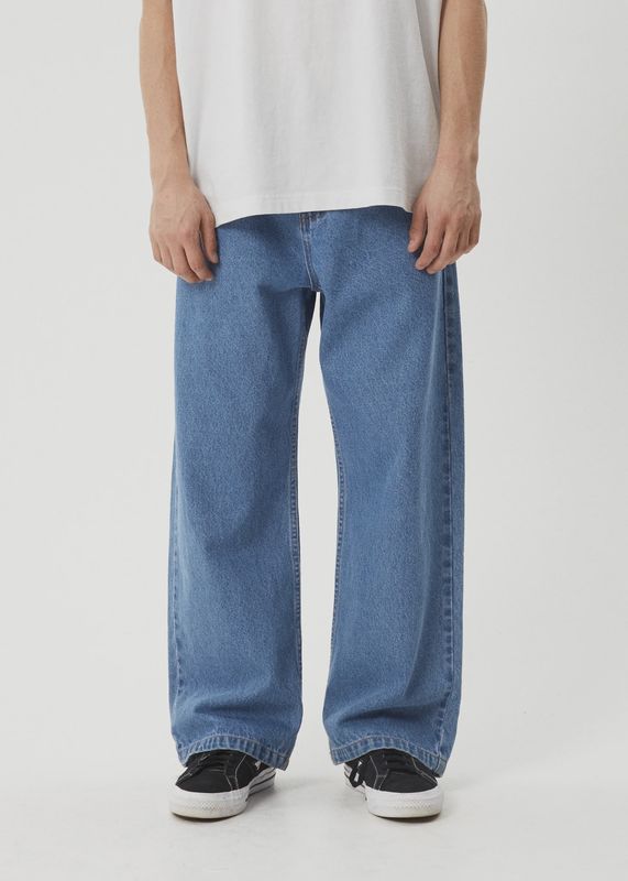 Pablo Denim Baggy Jean -Worn blue