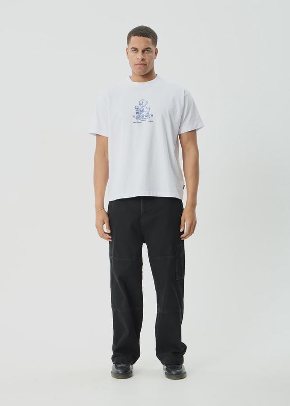 Flower Patch- Heavyweight Boxy Tee