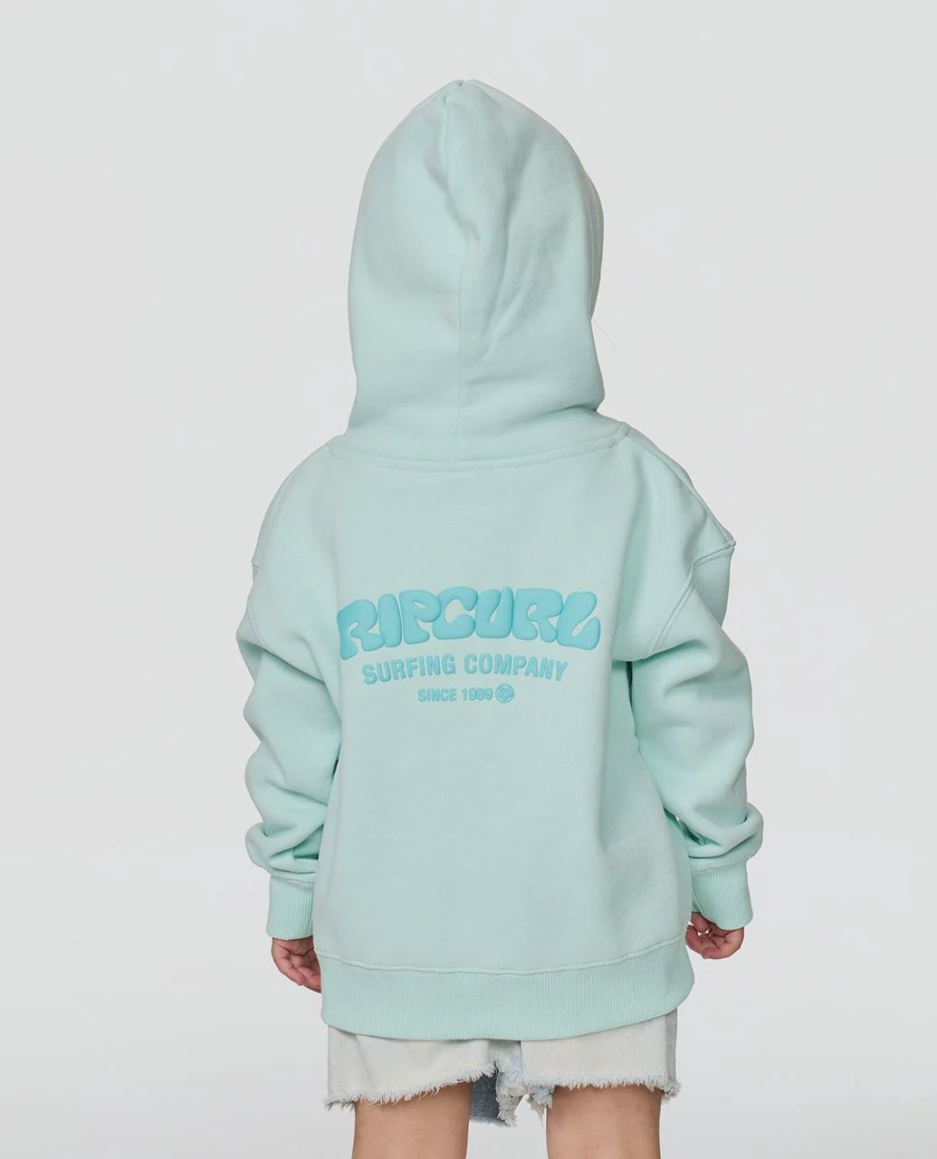 Surf Puff Heritage Hood - Light Sea Blue, Size: 1-2