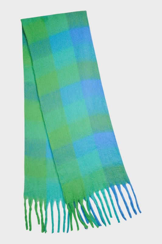 Niseko Check Scarf - Green