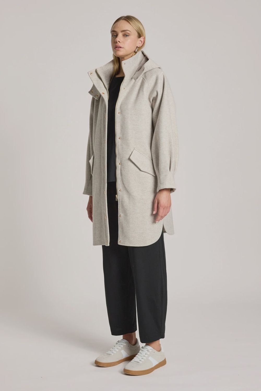 Sable Hood Jacket - Bisque, Size: XS