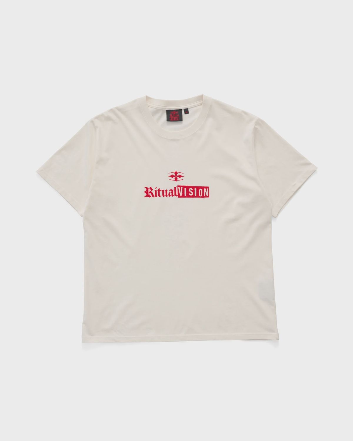 STACKED TEE - VINTAGE WHITE, Size: XS