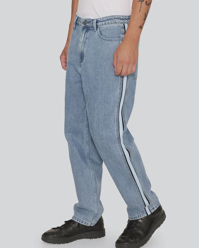 Split Decisions Slacker Relaxed Denim Jean - Vintage Stone Blue