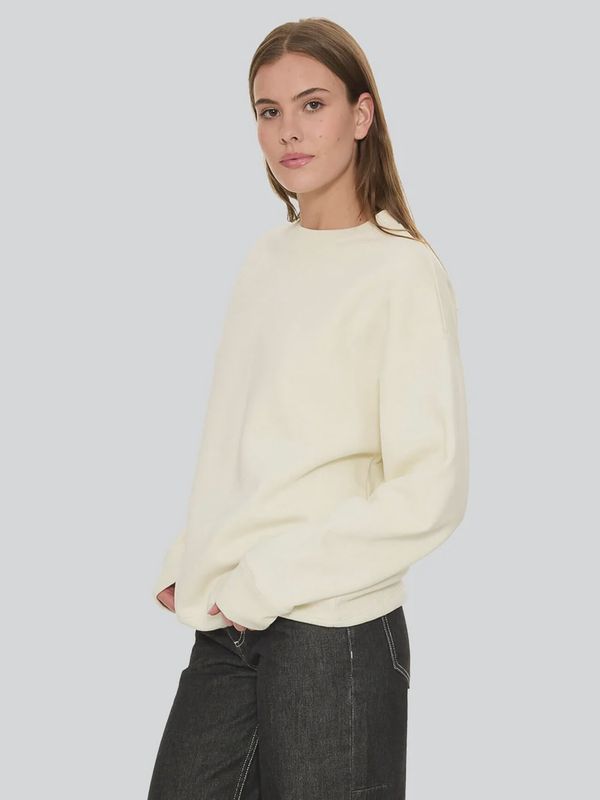 Minimal Thrills Slouch Crew - Butter Cream