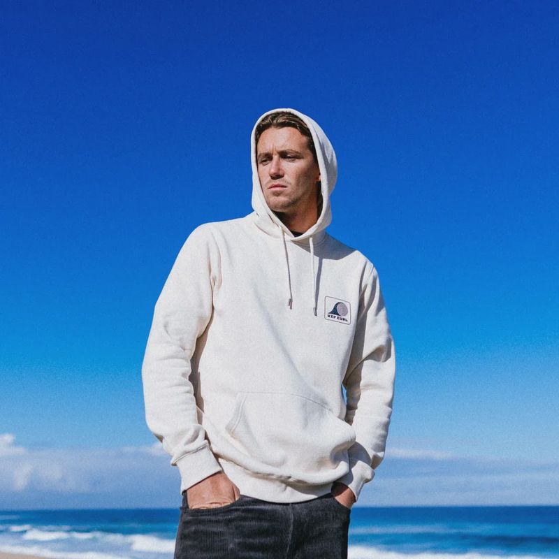 Rip Curl Men's AOTS Hood - Vintage White
