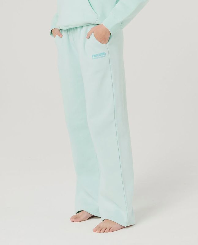 SURF PUFF WIDE LEG T PANT-GIRL Light Sea Blue