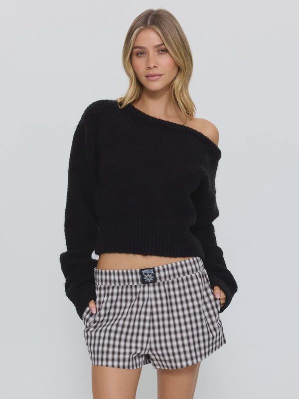 Oslo Cold Shoulder Knit Sweater