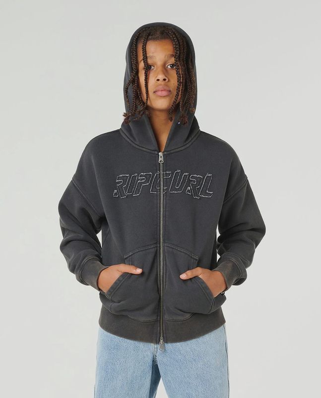 LIQUID TRIPS ZIP THRU HOOD- Kids