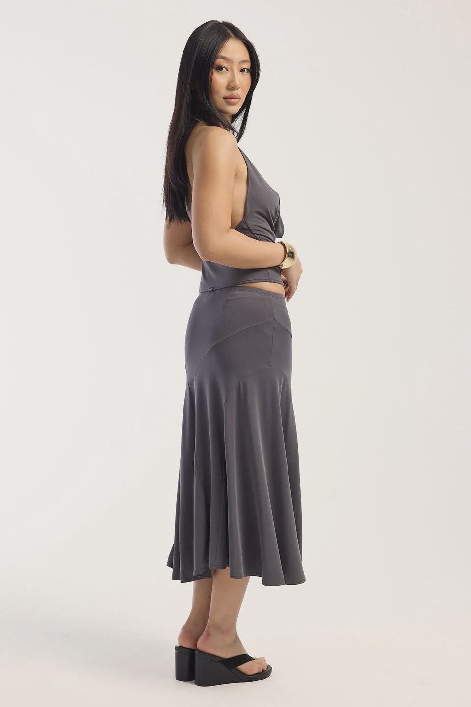 Sienna Midi Skirt Petrol, Size: XS