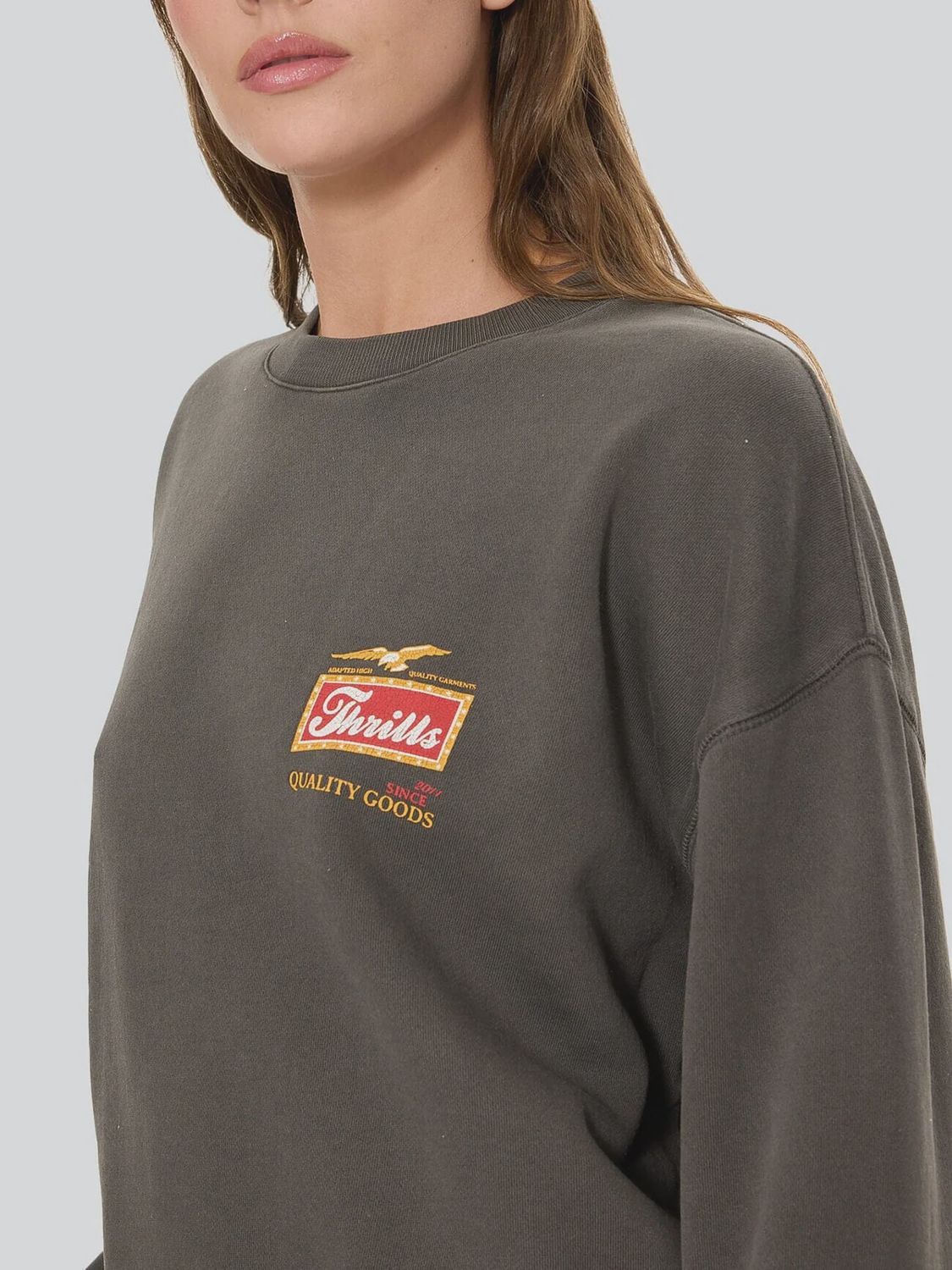 Make Em Tough Slouch Crew, Size: XS