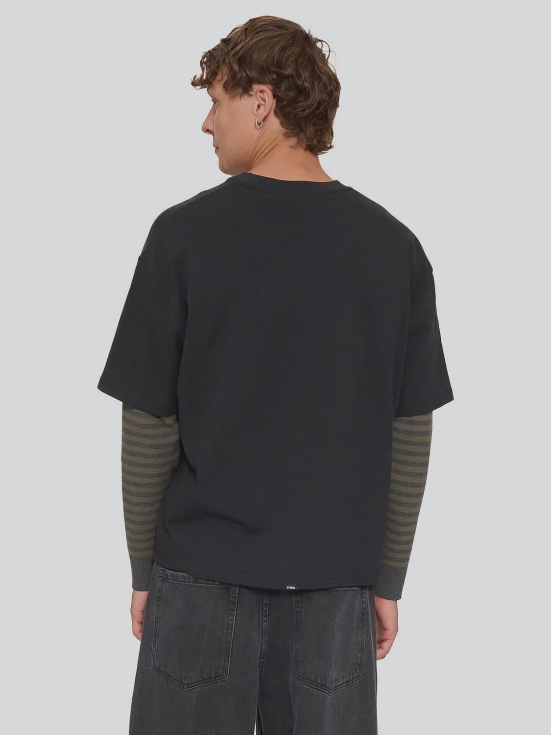 What We Believe Layer Oversize Box Crop Long Sleeve Tee, Size: S