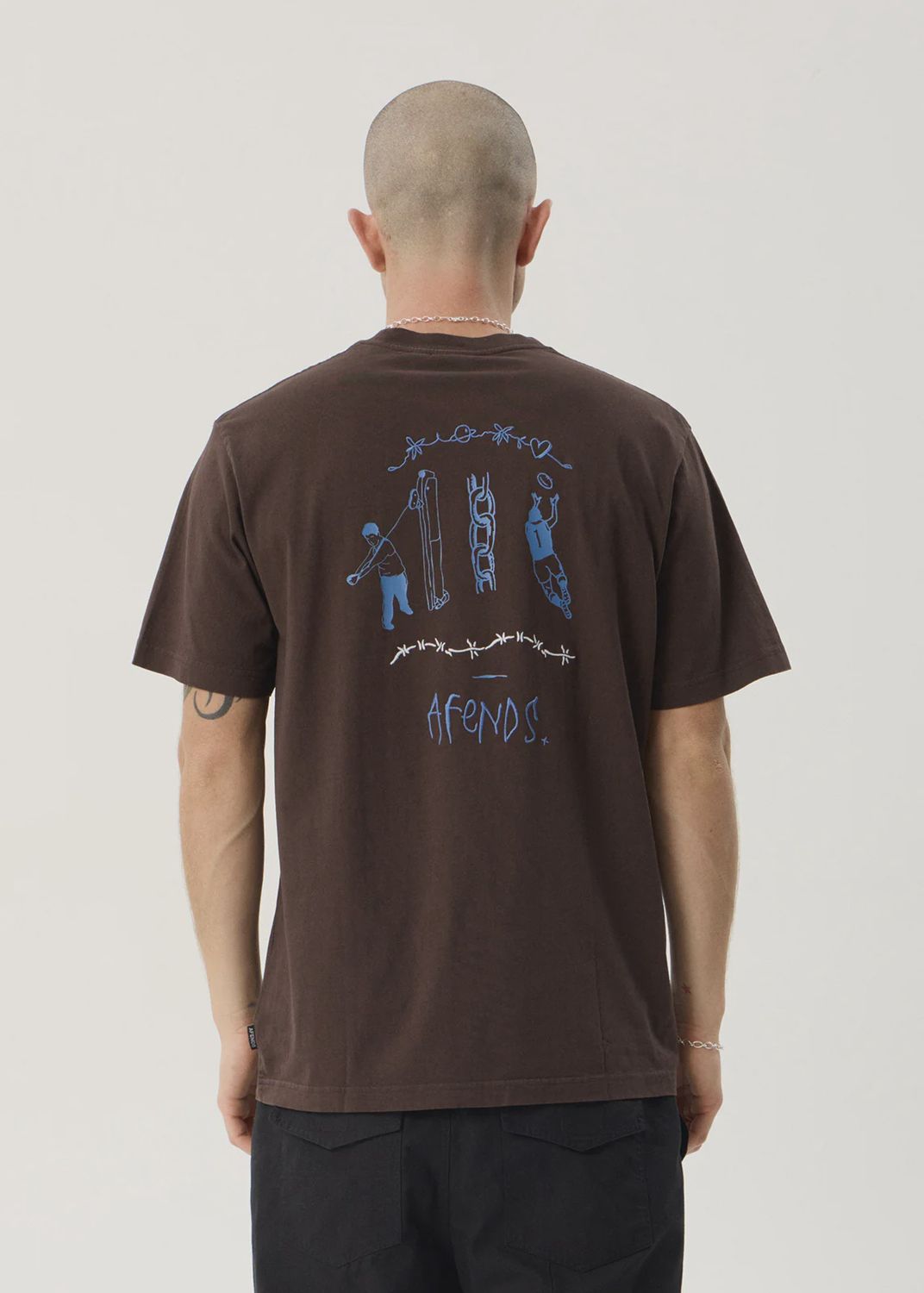 Activities Retro Tee -Washed Coffee, Size: XS