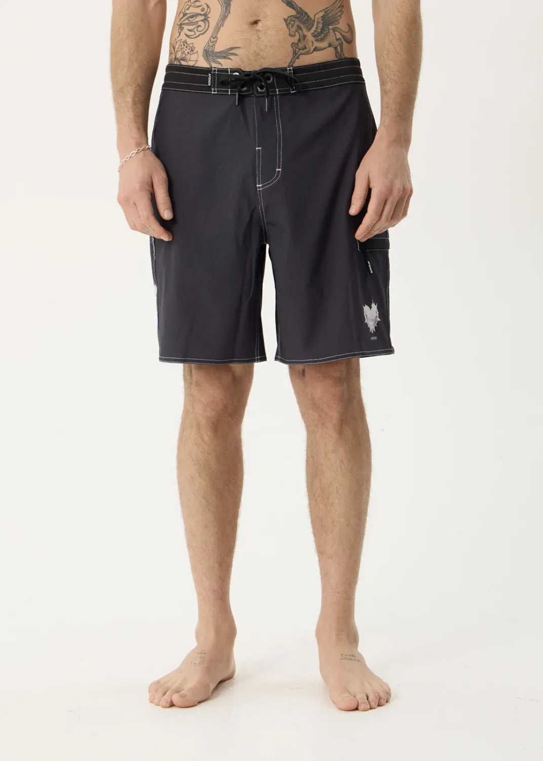 Razor Recycled Surf relaxed v2 Board short 19inch - Charcoal, Size: 28