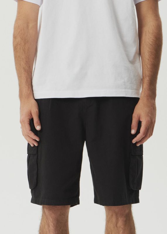 Summit Pleated Cargo Short 22 - Washed Black