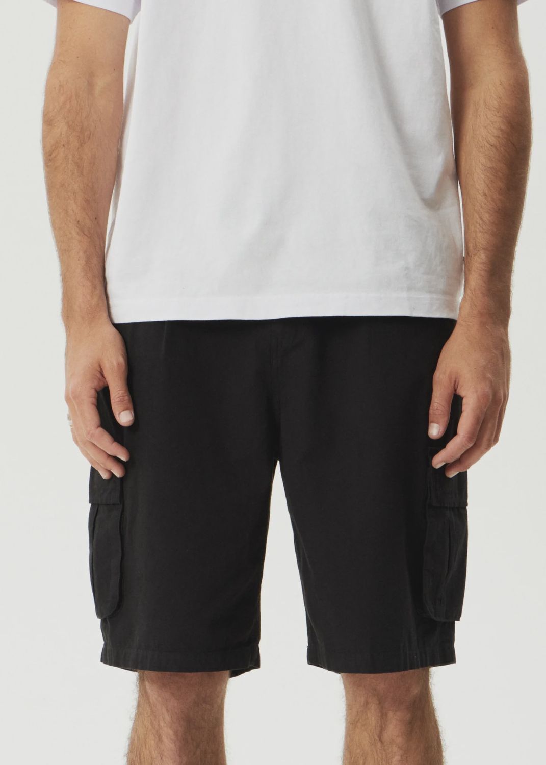 Summit Pleated Cargo Short 22 - Washed Black, Size: 28
