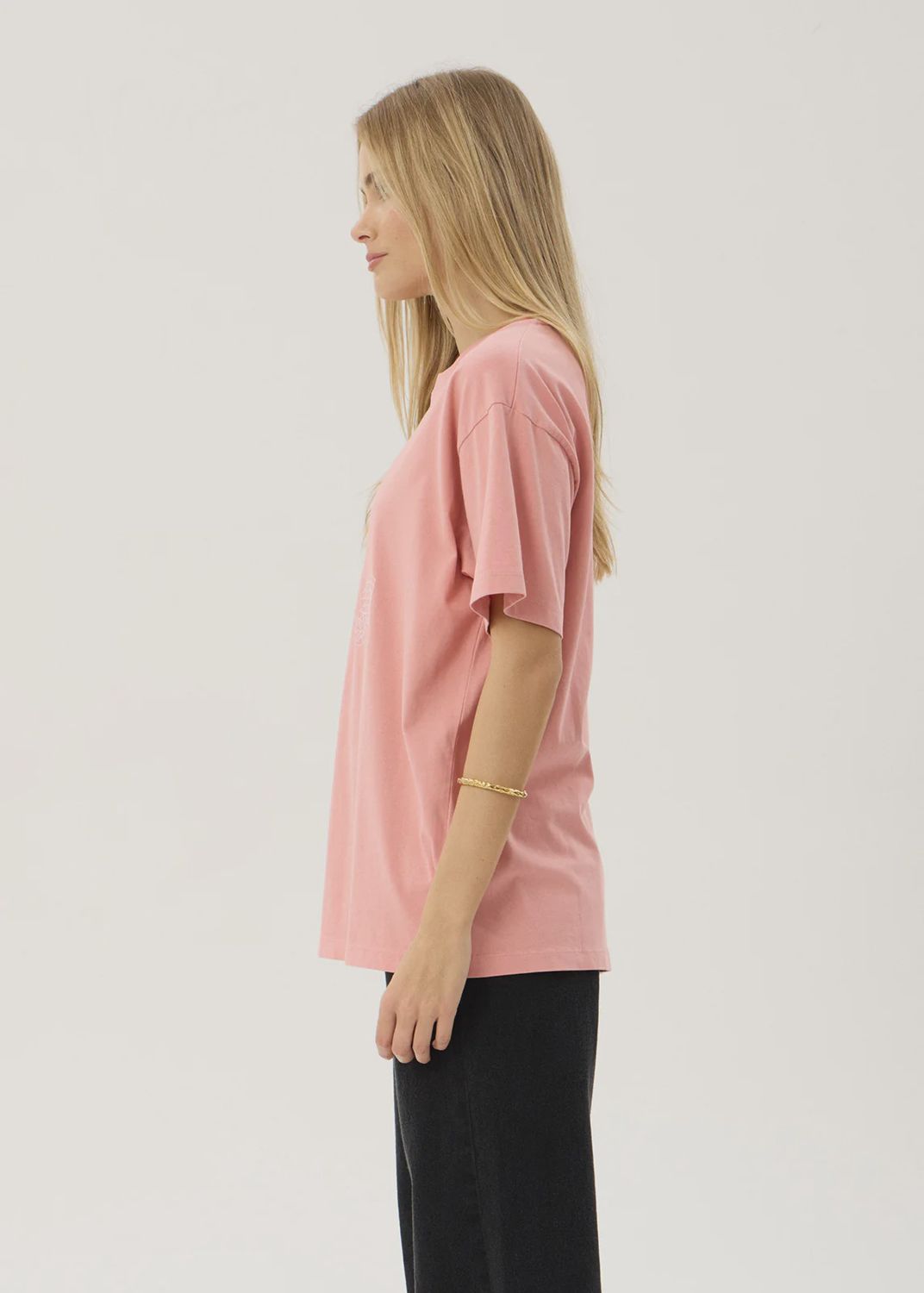 Unbound Oversized Tee- Dusty Pink, Size: XS
