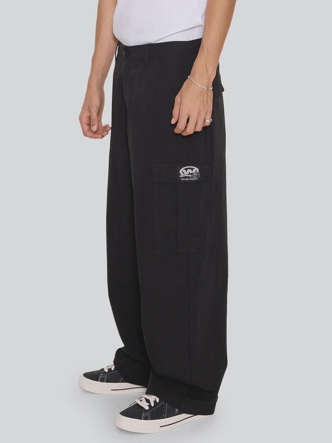Topper Cargo Pant - Black, Size: 28