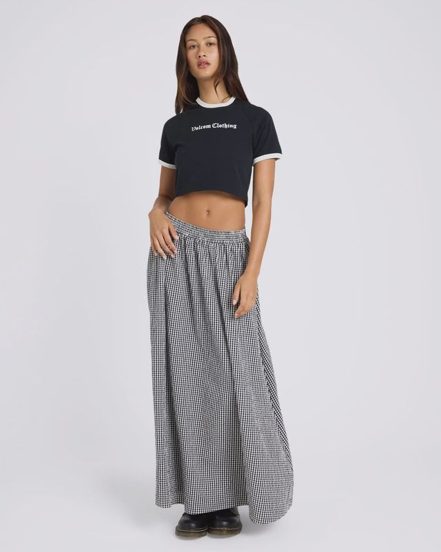 Speak Up Skirt- Black
