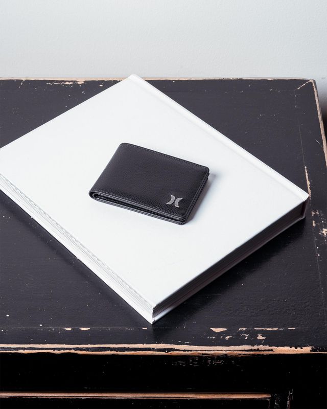 Hurley Icon PU Solid Wallet-Black