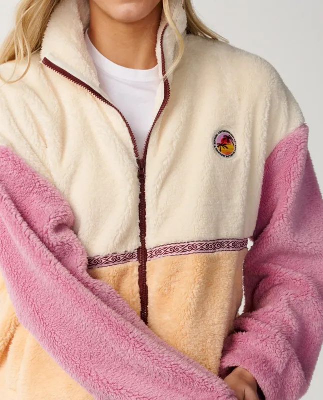 Surf Revival Heritage Zip Through Polar Fleece-Shell