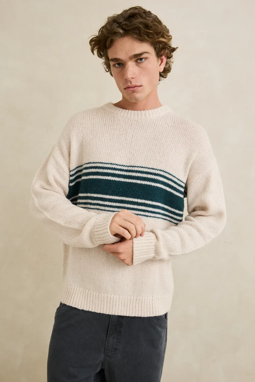 Strata Knit -Natural
