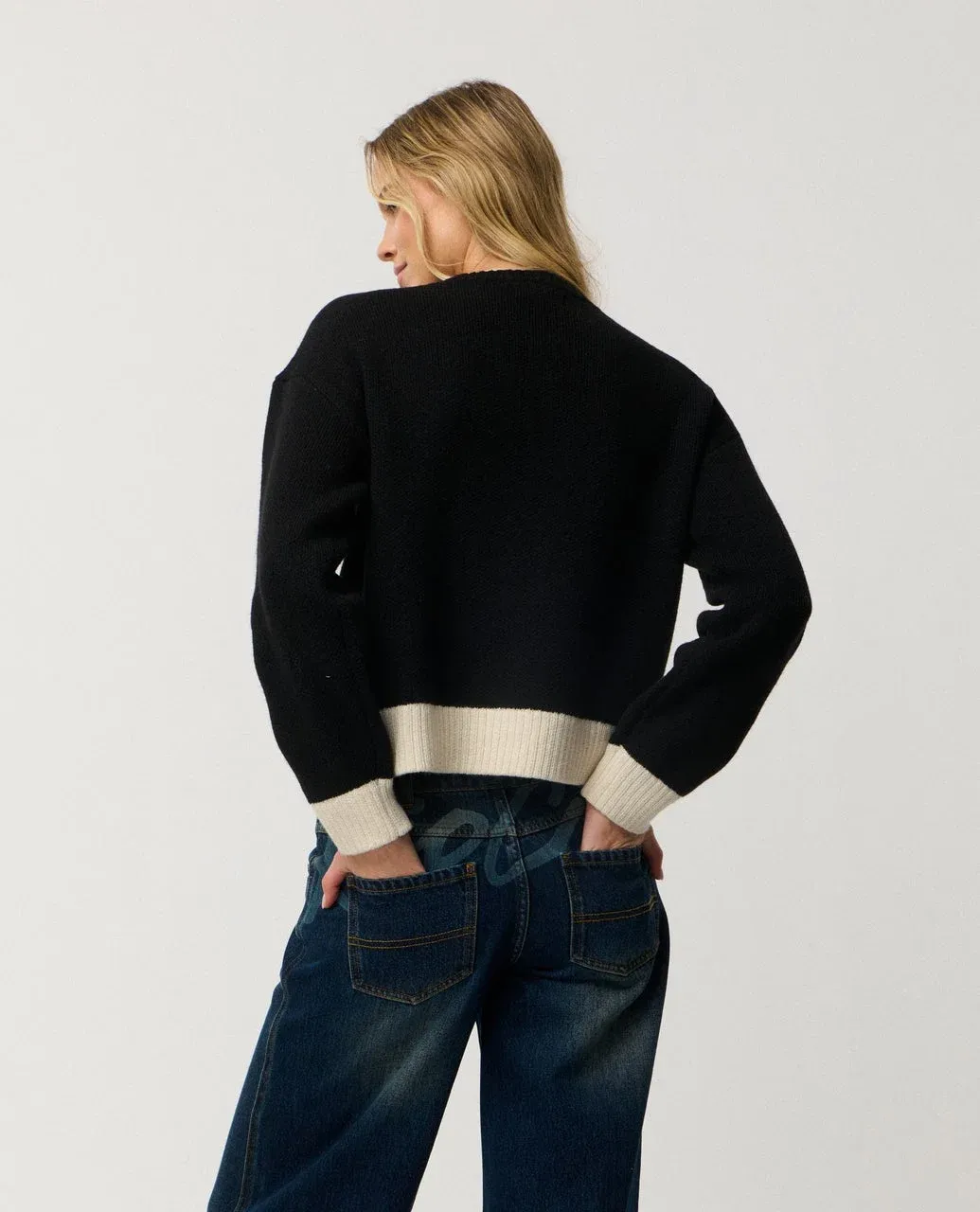 Archive Script Knit- Black, Size: XS