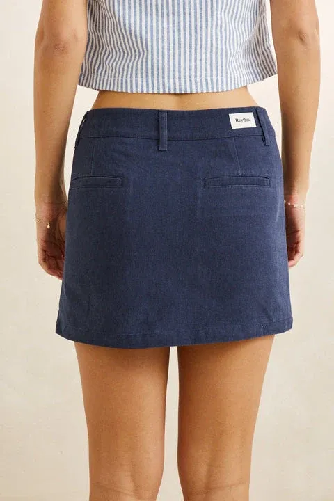 Canyon Mini Skirt-Dark Blue