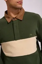 Awake Polar Fleece Polo - Forest